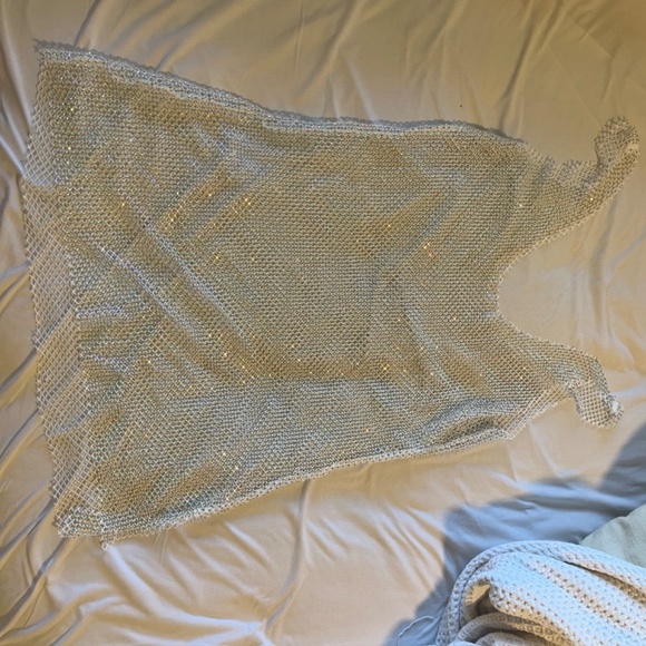 Sparkly white cover up - Picture 3 of 3